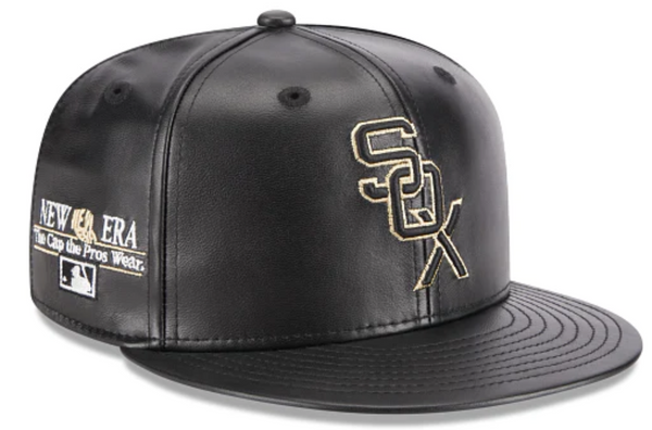 Chicago White Sox Leather Fitted