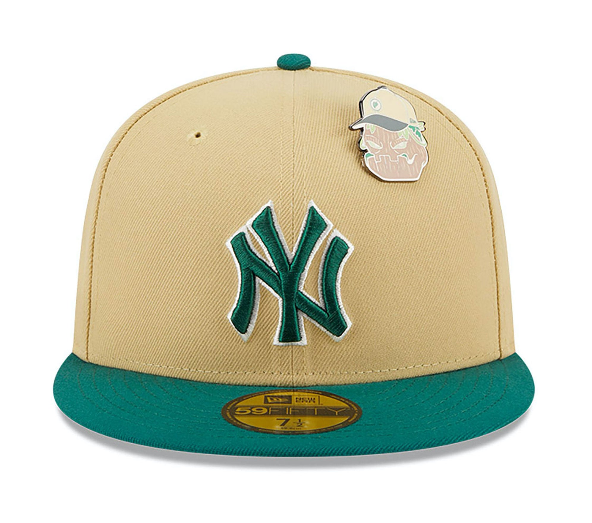 New Era 59FIFTY New York Yankees Corduroy Visor Fitted Cap 8 / Beige