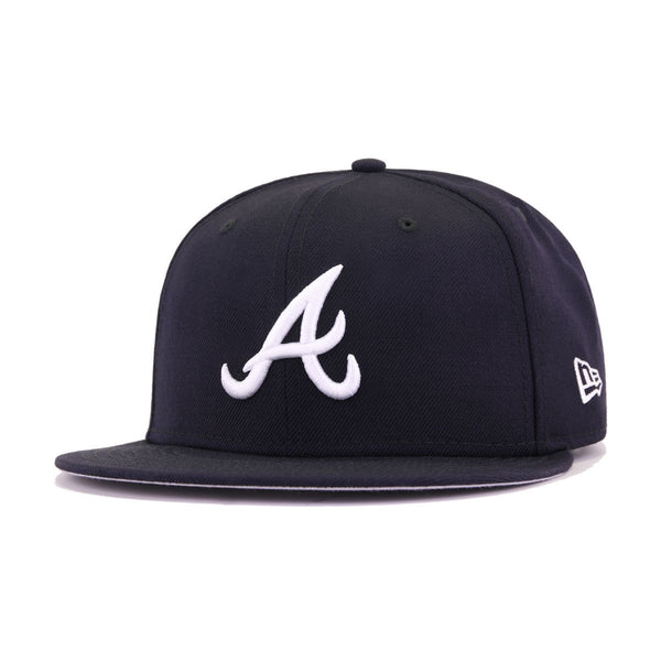 Atlanta Braves Fitted - All-Over Navy