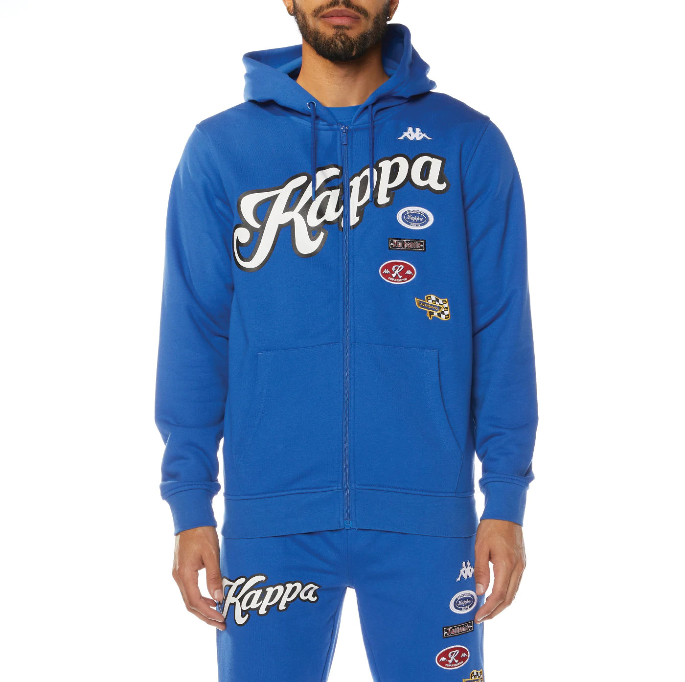 Blue kappa hoodie online