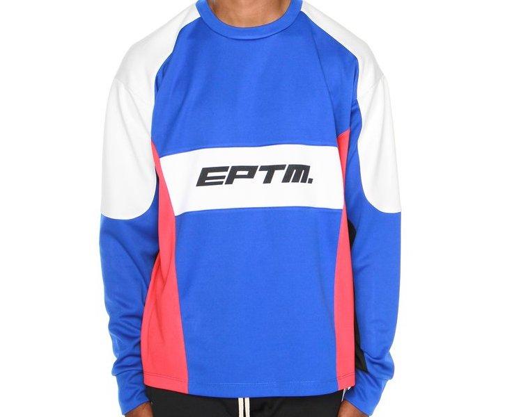 Motocross Color Block LS TShirt Blue Sneaker Bar