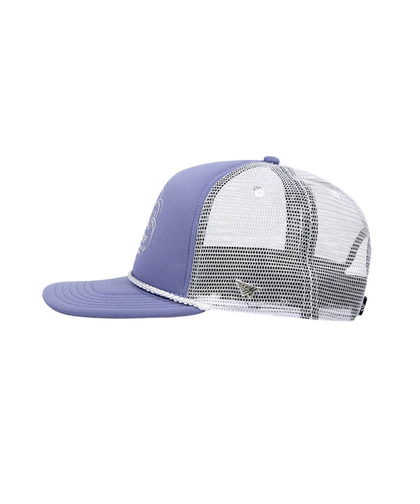 Script Trucker Hat - Lavender