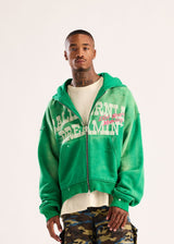 California Dreamin Full Zip Hoodie - Green