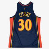 Stephen Curry Golden State Warriors 2009-10 Navy Authentic Player Jersey