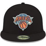 New York Knicks New Era Official Team Color 59FIFTY Fitted Hat - Black