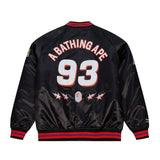Phoenix Suns Black M&N x BAPE Satin Full-Snap Jacket