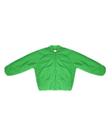 Capital Cropped Bomber - Green