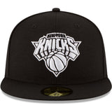 New York Knicks Black and White 59Fifty Fitted