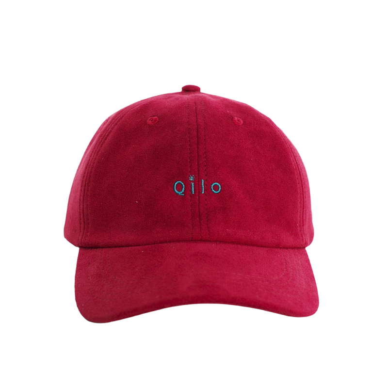 Logo Microsuede Hat - Crimson