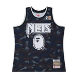 Brooklyn Nets Bape x Mitchell & Ness Swingman Jersey - Mens