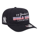 New York Yankees New Era 1977 World Series Champions Throwback 9Fifty A-Frame SnapBack Hat - Navy