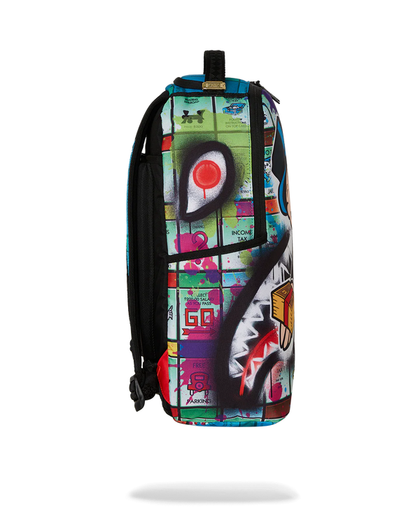 Monopoly Man Sprayed Board DLXR Backpack