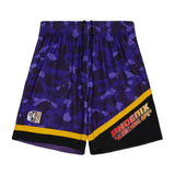 Men's Phoenix Suns Mitchell & Ness x BAPE Purple Mesh Shorts