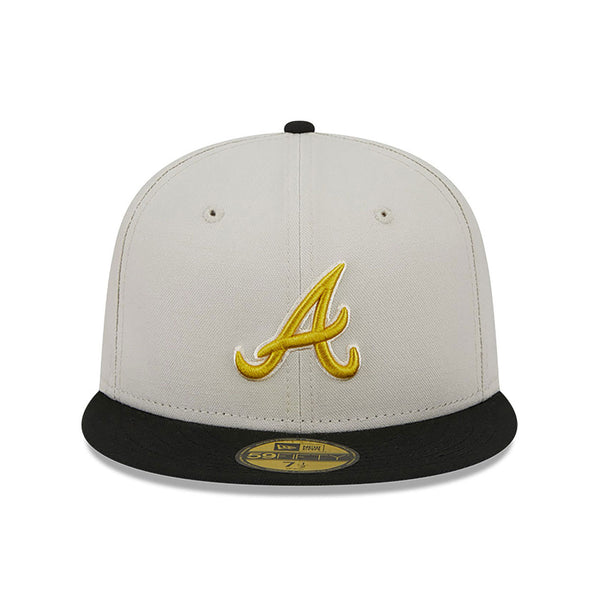 Atlanta Braves Two-Tone Stone 59Fifty Fitted