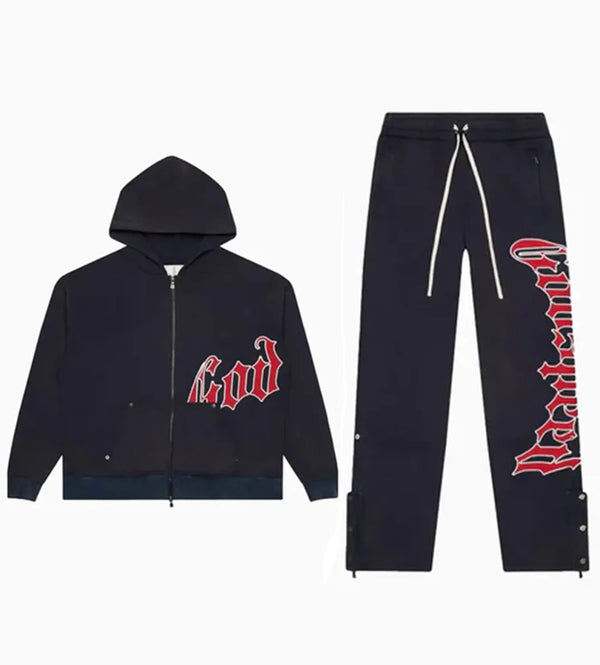 Godspeed OG Logo Sweatsuit Navy/Red