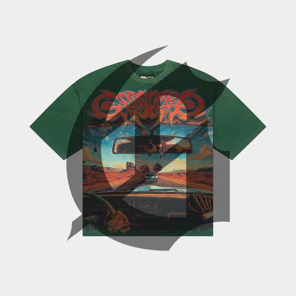 Godspeed On The Run T-shirt Green