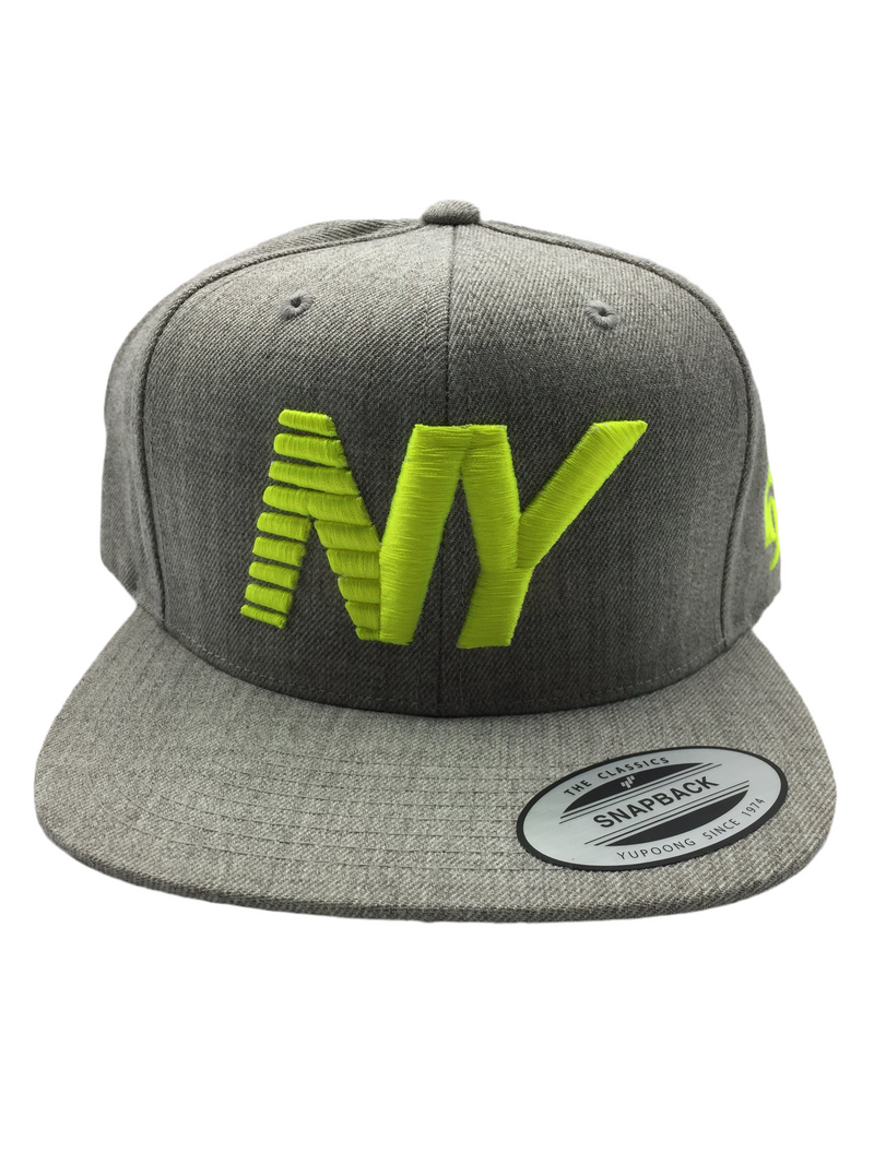 Neon Green NY Balance Crown Snapback