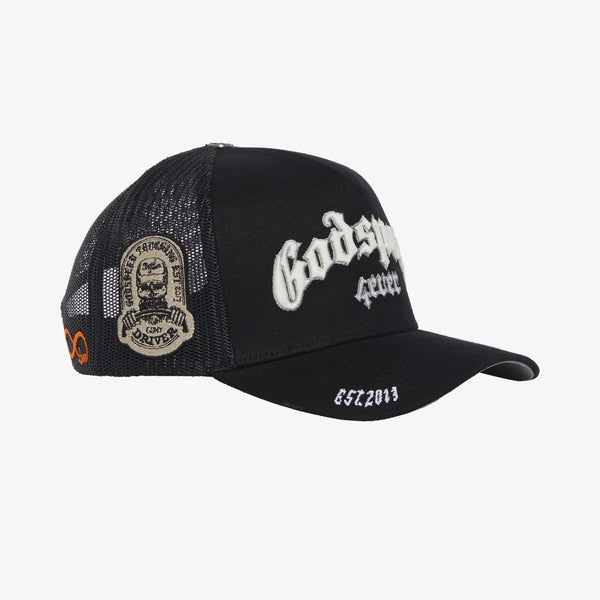 Godspeed Forever Trucker Hat Black