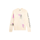 Team Work Long Sleeve Tee - Eggshell