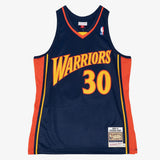 Stephen Curry Golden State Warriors 2009-10 Navy Authentic Player Jersey