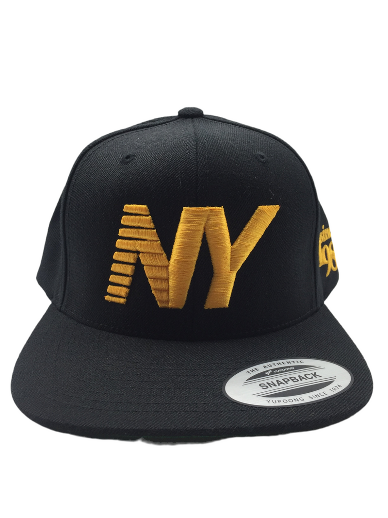 NY Balance Snapback - Black x University Gold