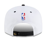 New York Knicks New Era 2026 NBA Finals Champions Locker Room 9FIFTY Snapback Hat - White/Black