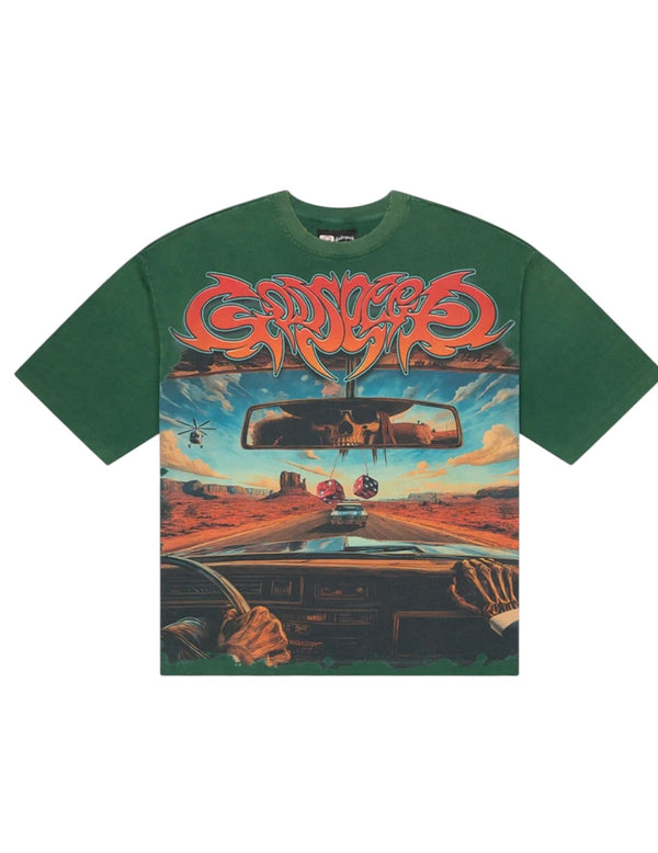 Godspeed On The Run T-shirt Green