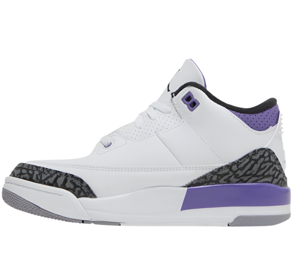 Air Jordan 3 Retro PS Dark Iris Shoes White