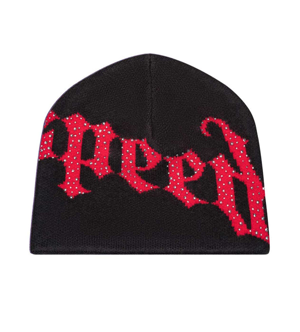 Godspeed Forever OG Logo Studded Beanie Black/Red