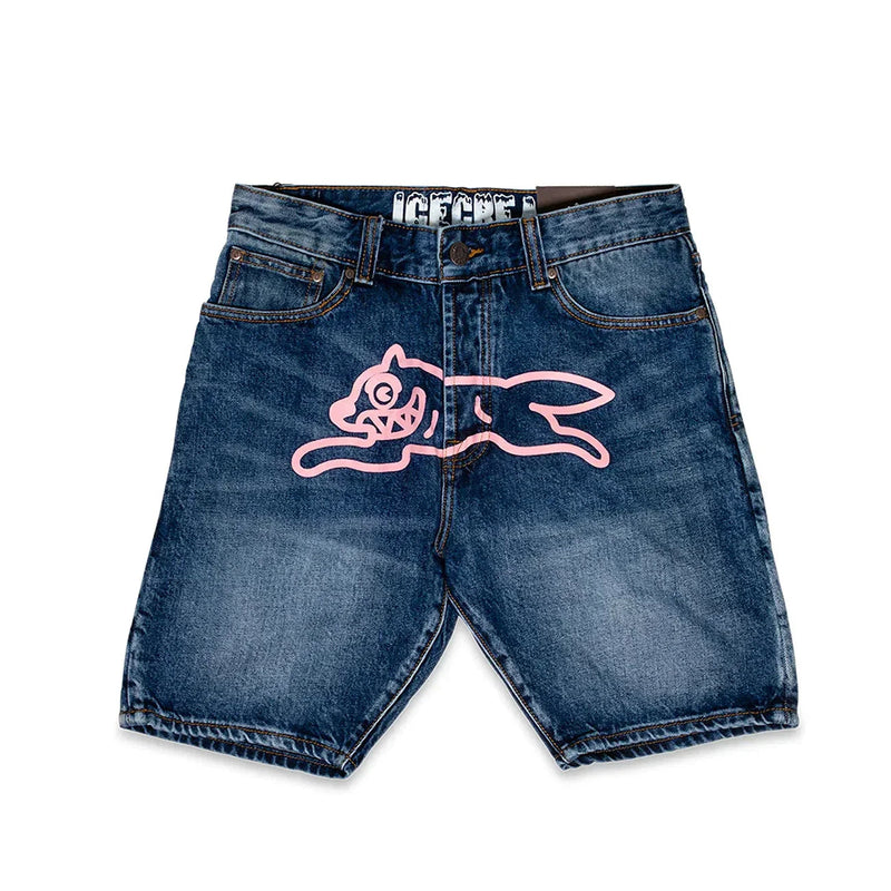 Pink Jean Short