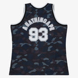 New Jersey Nets Black M&N x BAPE Swingman Camo Jersey