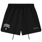 Unisex San Antonio Spurs Fear of God x NBA Black Classic Fit Shorts