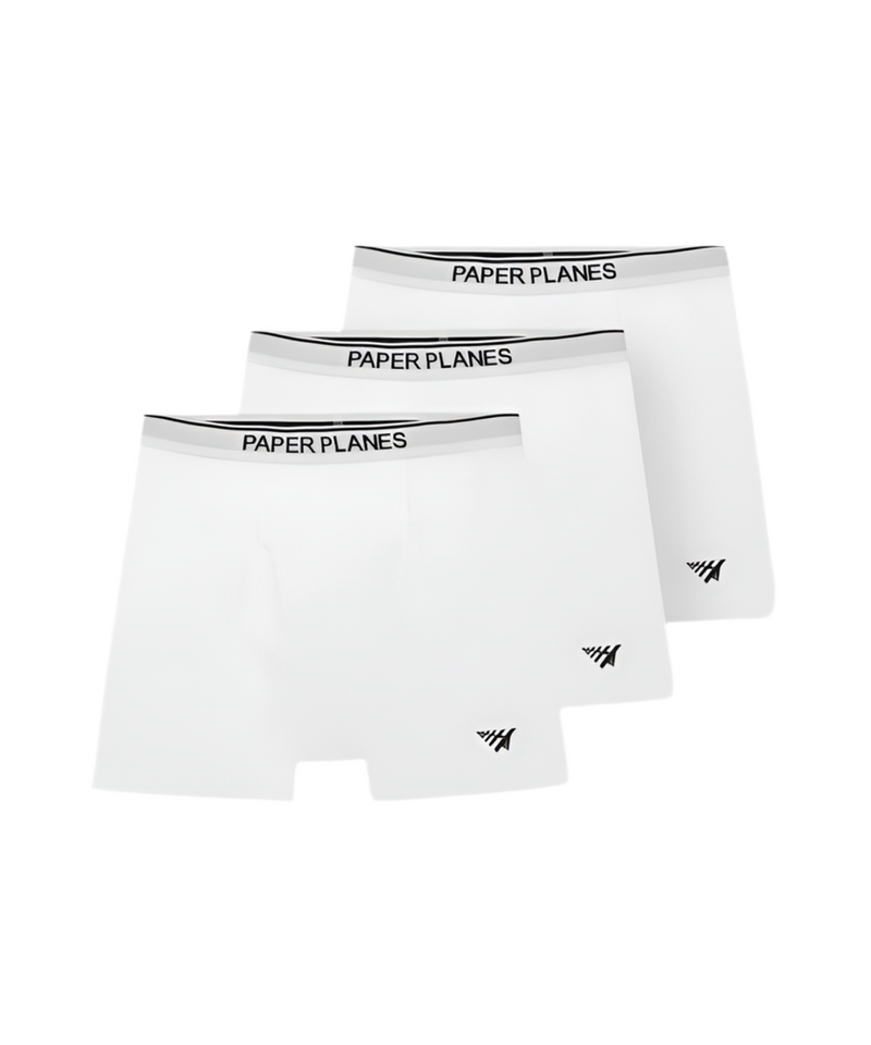 3 Pack Classic Cotton Boxer Brief - White