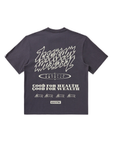 Money On My Mind SS Knit - Charcoal Art