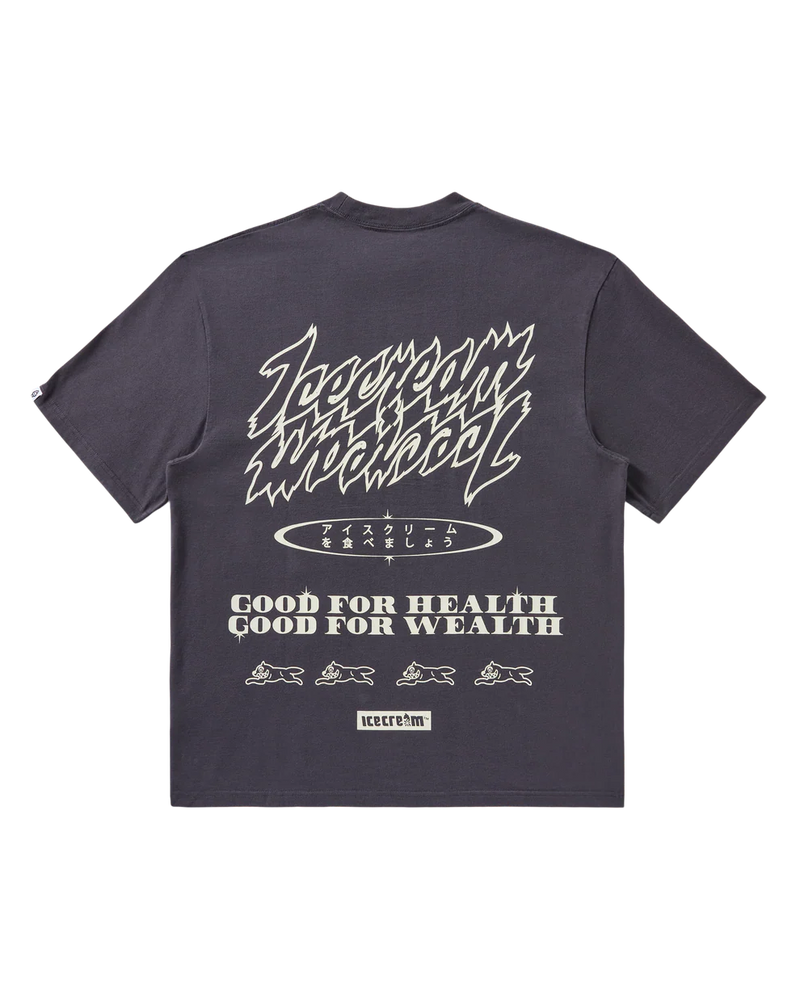 Money On My Mind SS Knit - Charcoal Art