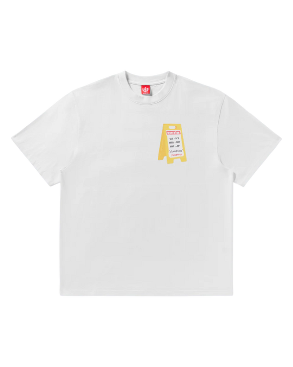 Aisle Closed SS Knit - White