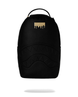 Gold Brick Drip Black Backpack