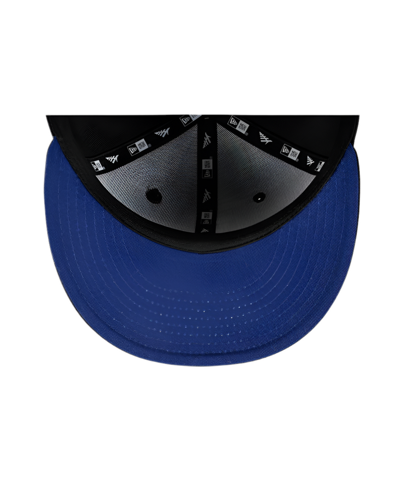 Los Angeles Dodgers X Paper Planes Blackout 9FIFTY Snapback Hat