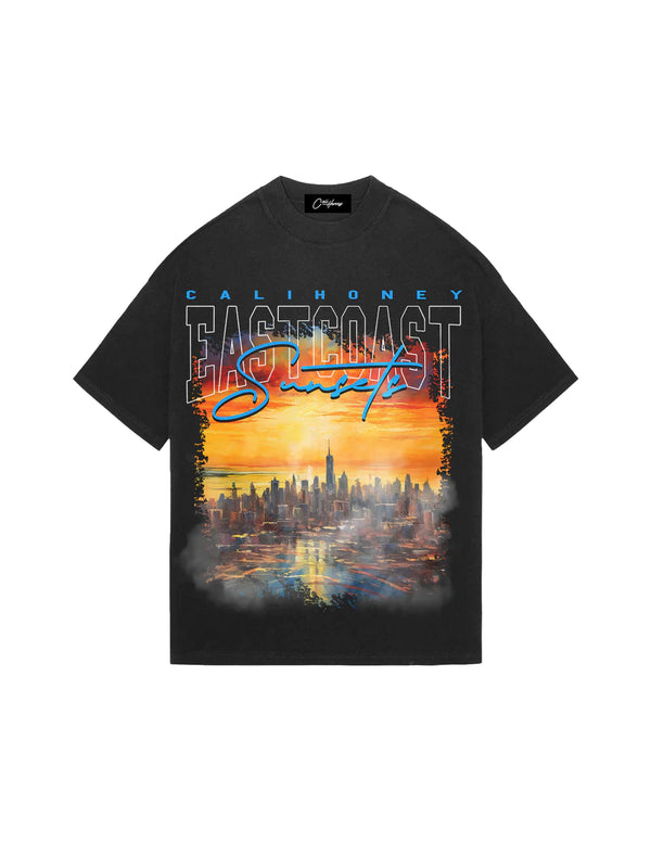 East Coast Sunsets T-Shirt - Black