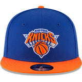 New York Knicks New Era Two-Tone 9FIFTY Adjustable Hat - Blue/Orange