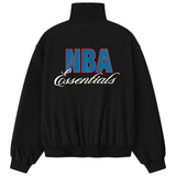 Unisex Fear of God x NBA Black Half-Zip Track Jacket