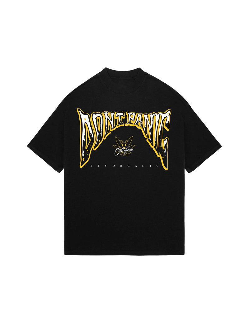 Cali Honey Don't Panic T-Shirt - Black