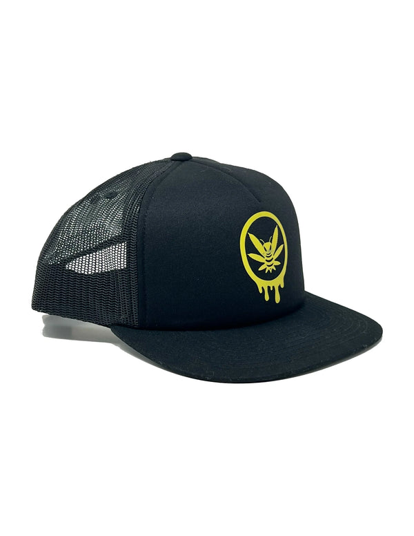 Heart Logo Trucker Hat 1 - Black