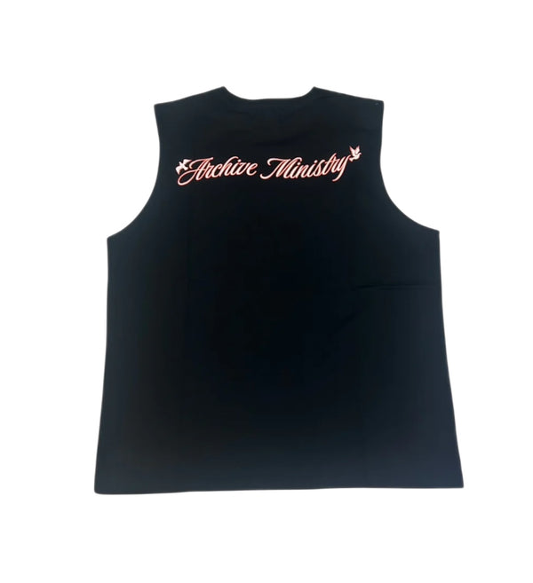 Archive Ministry Desire Cutoff Tee - Black