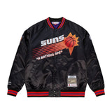 Phoenix Suns Black M&N x BAPE Satin Full-Snap Jacket