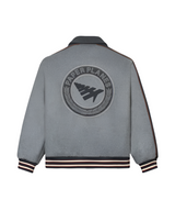 Dreamers Club Varsity Jacket - Heather Grey