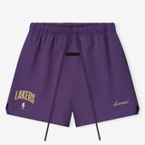 Los Angeles Lakers Fear of God x NBA Unisex Classic Fit Shorts - Purple