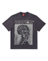 Money On My Mind SS Knit - Charcoal Art