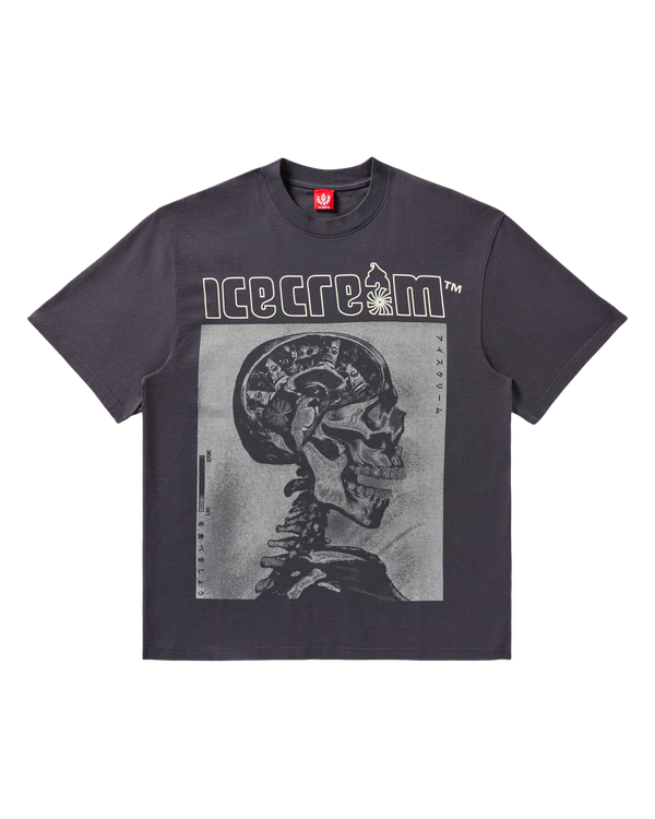 Money On My Mind SS Knit - Charcoal Art