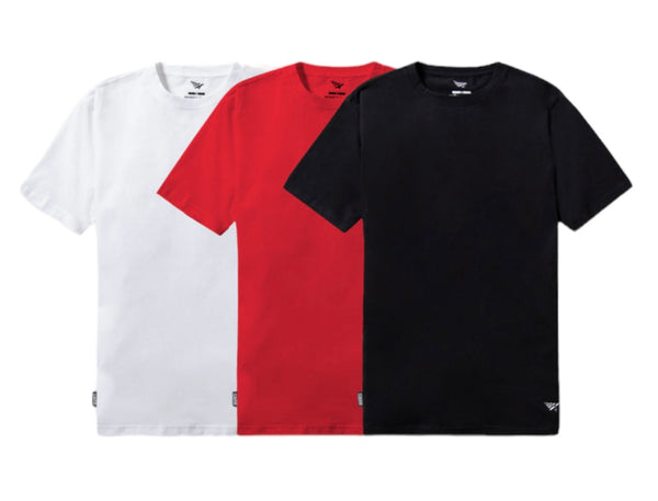Essential T-Shirt - 3-Pack(Mixed Red)